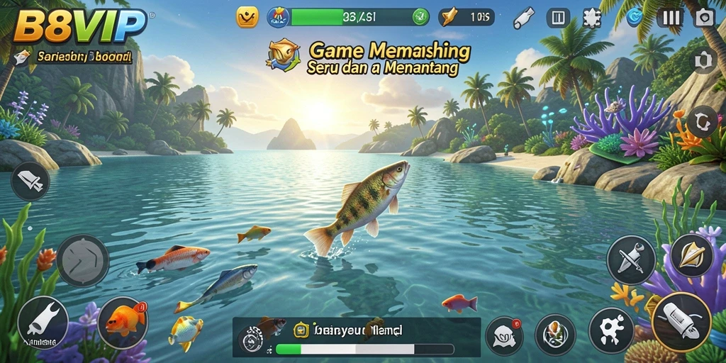 Gameplay menarik B8VIP dengan pengalaman memancing yang seru.