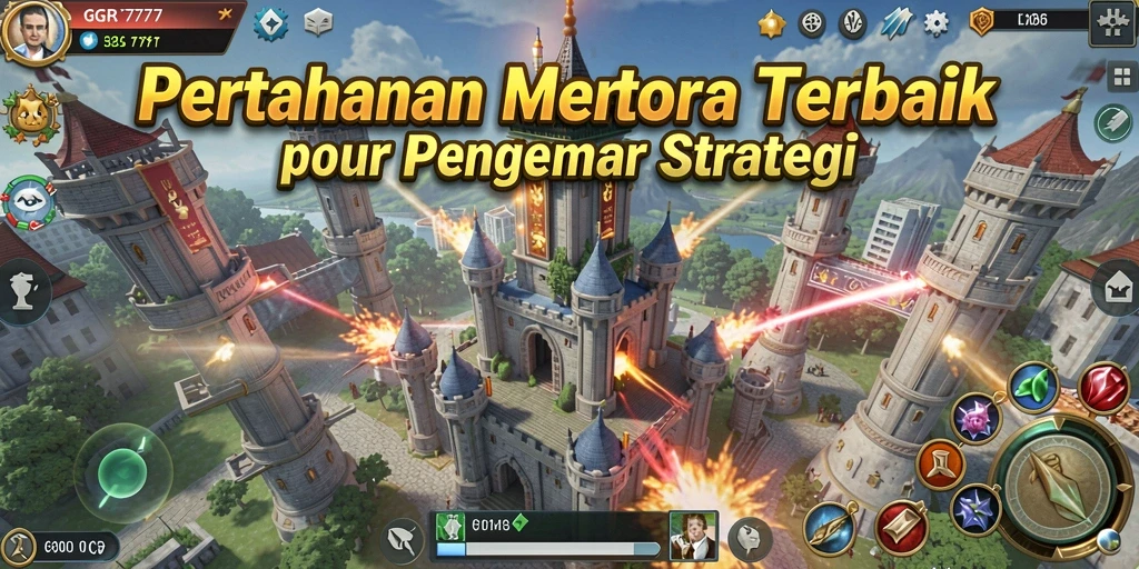 Gameplay menara pertahanan yang mendebarkan di GGR7777.
