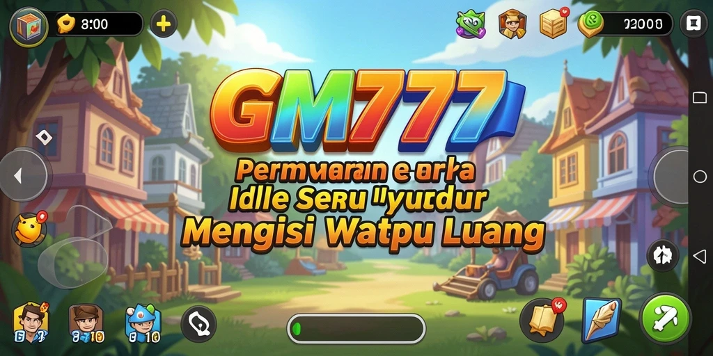 Screenshot gameplay GM777 menampilkan aksi Idle yang menarik.