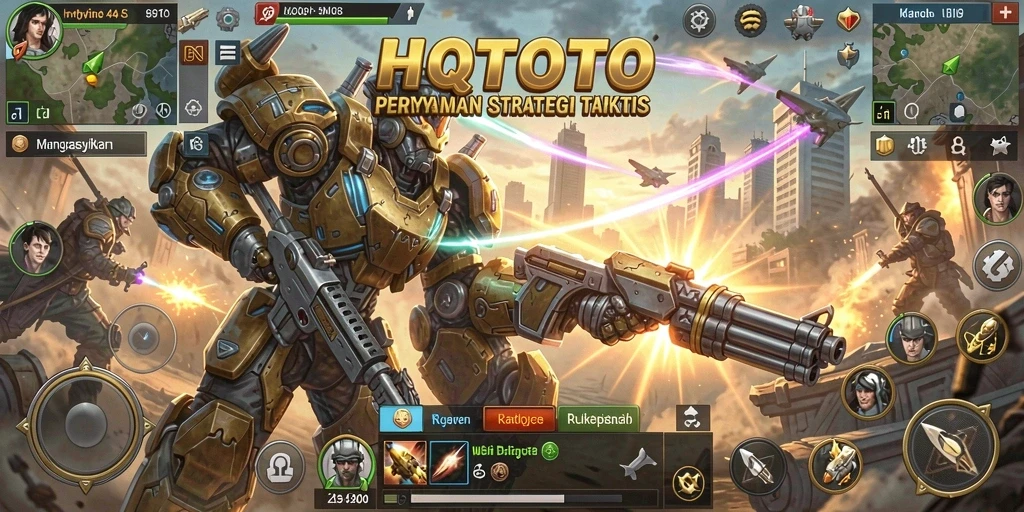 Tangkapan layar utama HQTOTO menampilkan strategi dan taktik dalam bermain.