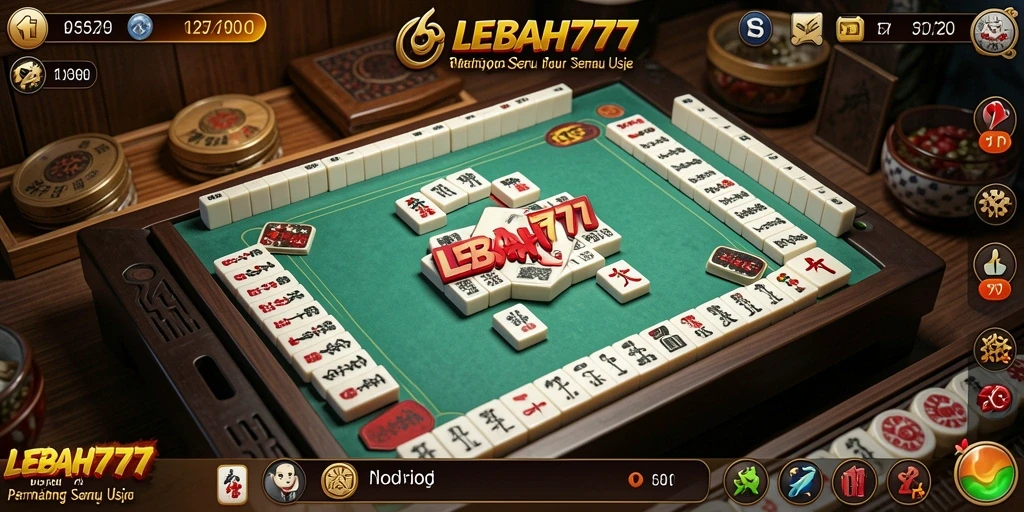 Screenshot LEBAH777 menampilkan gameplay Mahjong yang seru dan menantang.