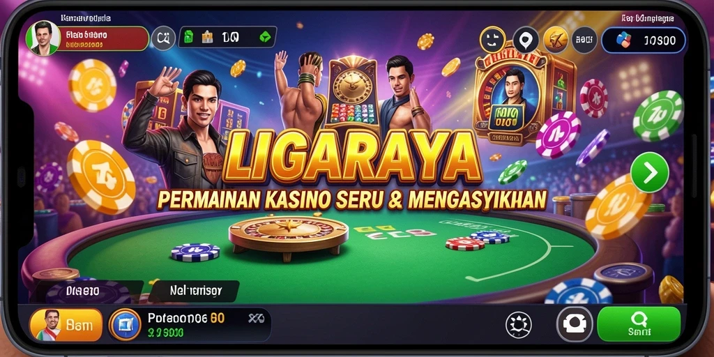 Tampilan gameplay LIGARAYA yang menarik dan interaktif.