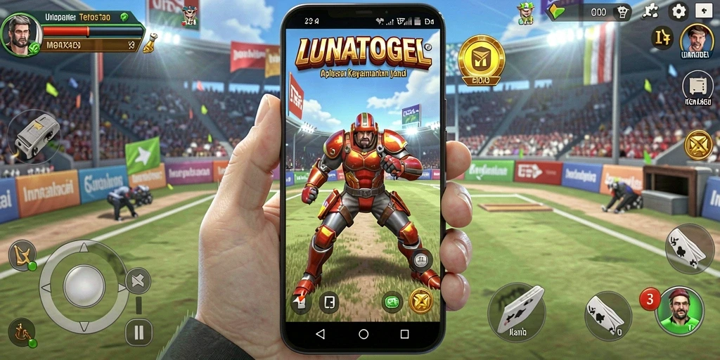 Tampilan antarmuka LUNATOGEL yang sederhana dan fungsional.
