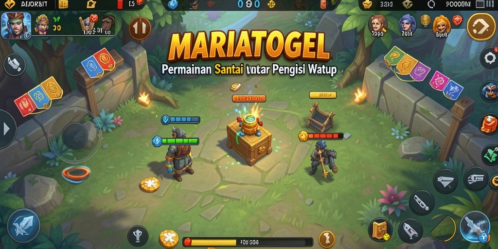 Tampilan gameplay MARIATOGEL yang seru dan menarik.